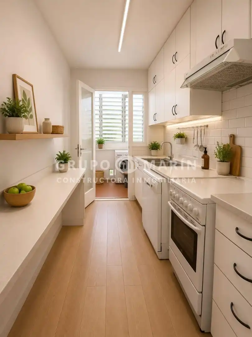 Cocina de Piso en venta en Barcelona con Calefacción y Balcón