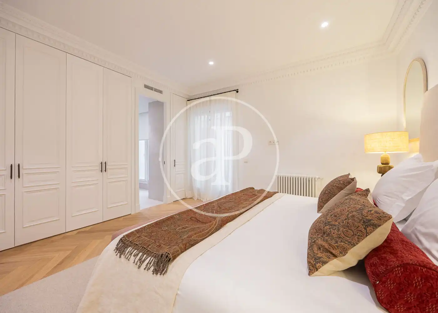 Bedroom of Flat for sale in Madrid  with Air Conditioner, Heating and Furnished
