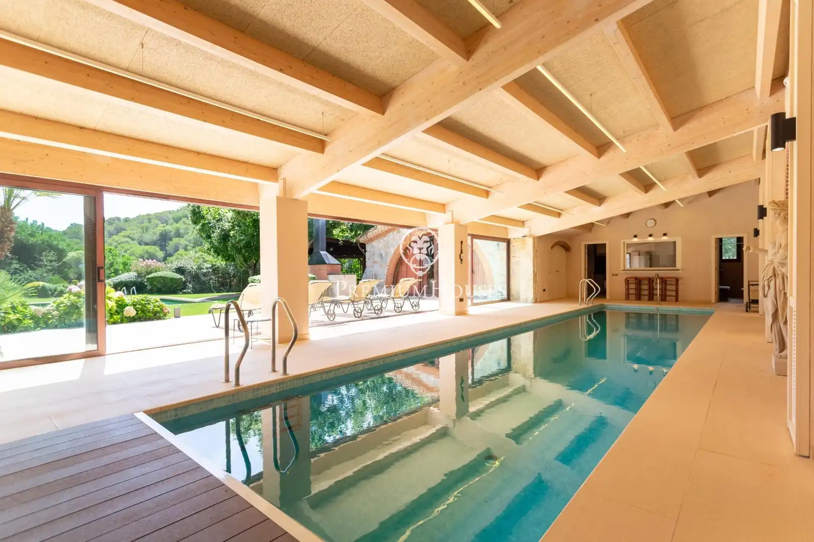 Piscina de Finca rústica en venda en Sant Andreu de Llavaneres amb Aire condicionat, Calefacció i Piscina