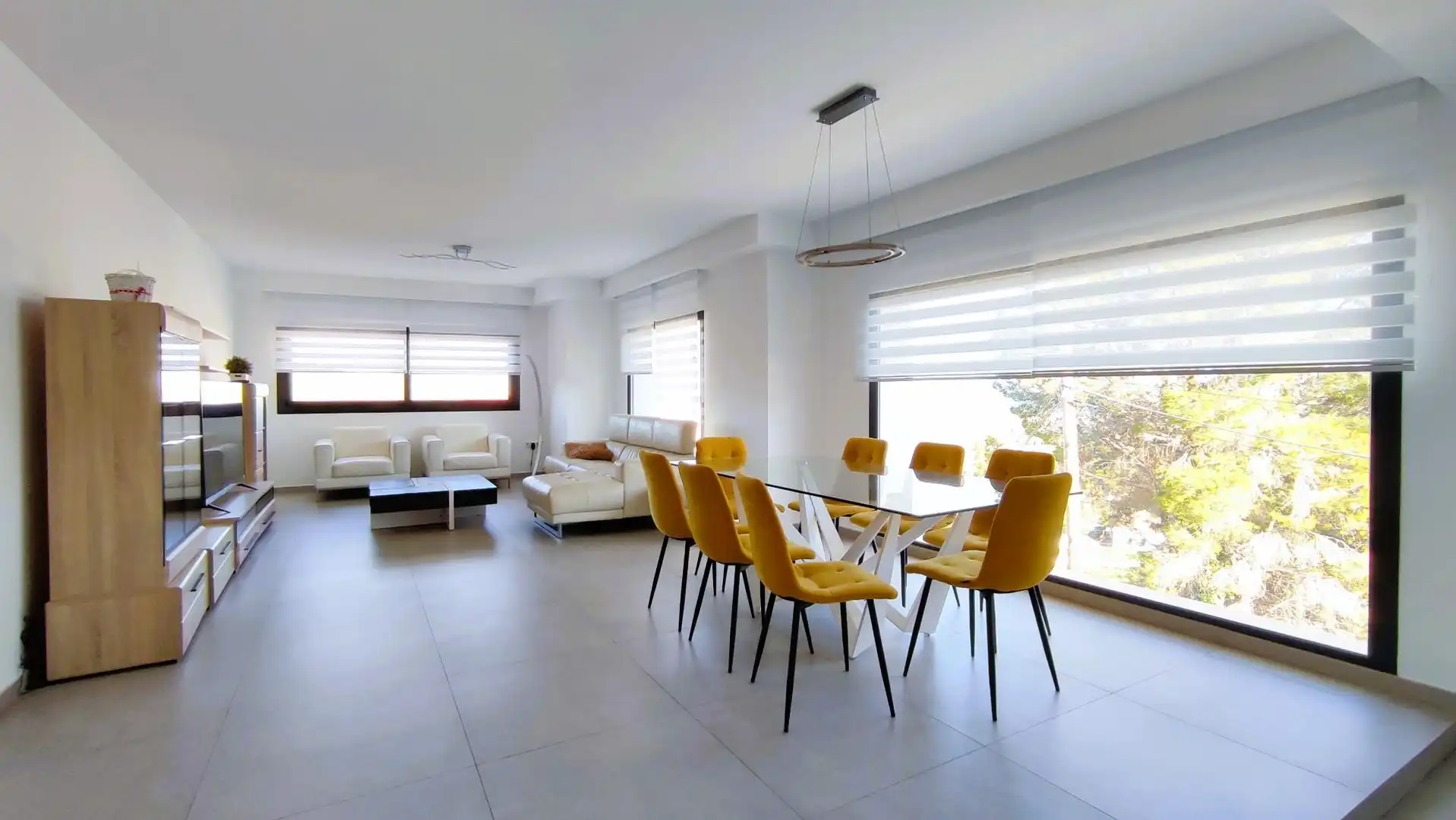 Menjador de Casa o xalet en venda en Calpe / Calp amb Aire condicionat, Jardí privat i Terrassa