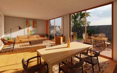 Living room of Single-family semi-detached for sale in  Madrid Capital