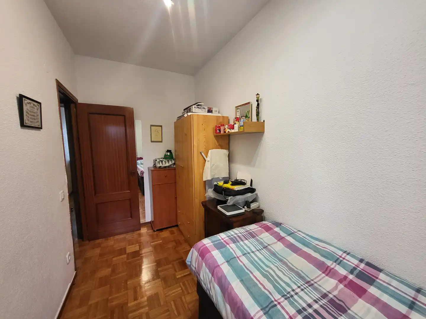 Schlafzimmer von Wohnung zum Verkauf in Madrid mit Heizung, Parkett und Terrasse