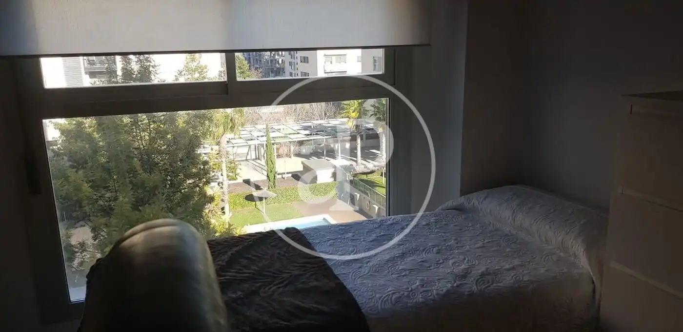 Dormitori de Pis de lloguer en Valencia amb Aire condicionat, Calefacció i Jardí privat