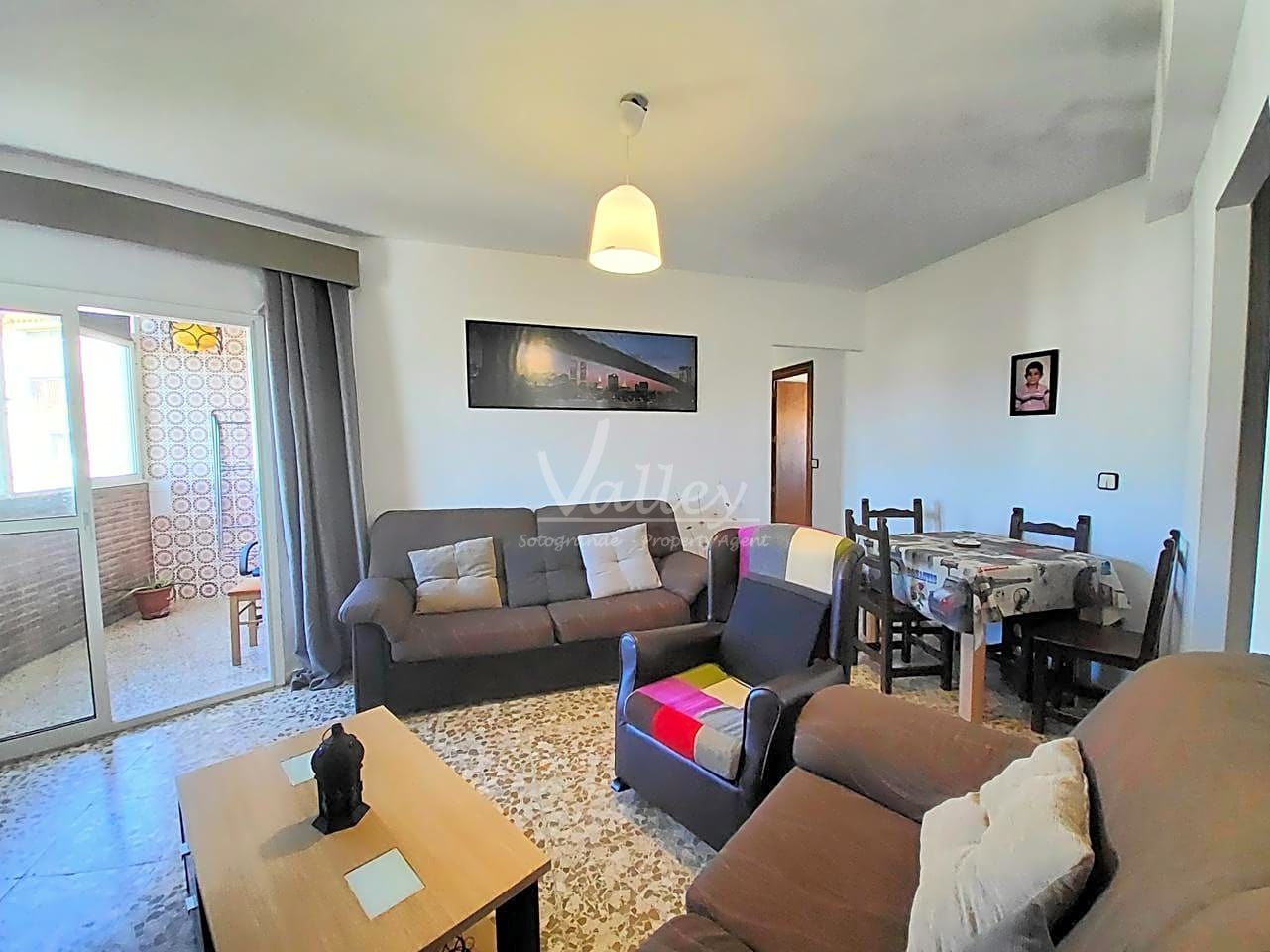 Living room of Apartment for sale in San Roque  with Air Conditioner, Terrace and Furnished