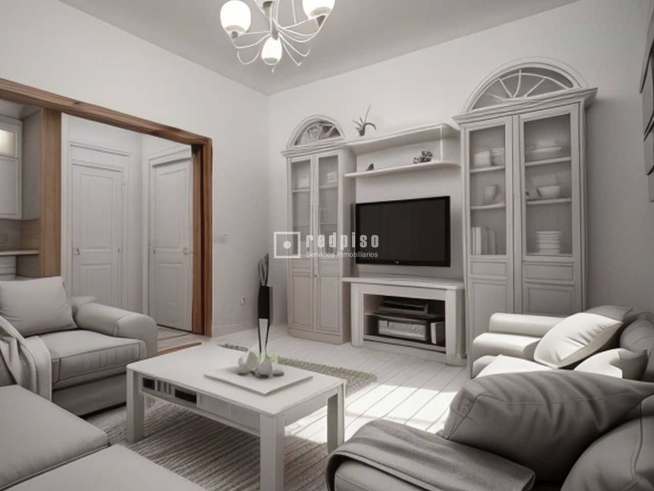 Living room of House or chalet for sale in Mairena del Aljarafe  with Air Conditioner and Terrace