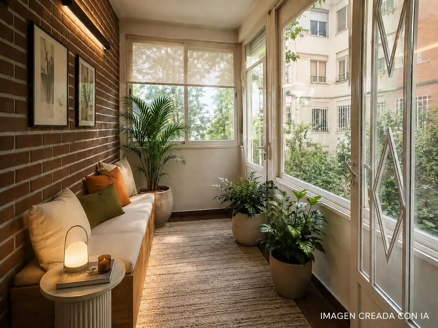 Terraza de Piso en venta en Madrid con Calefacción, Jardín privado y Parquet