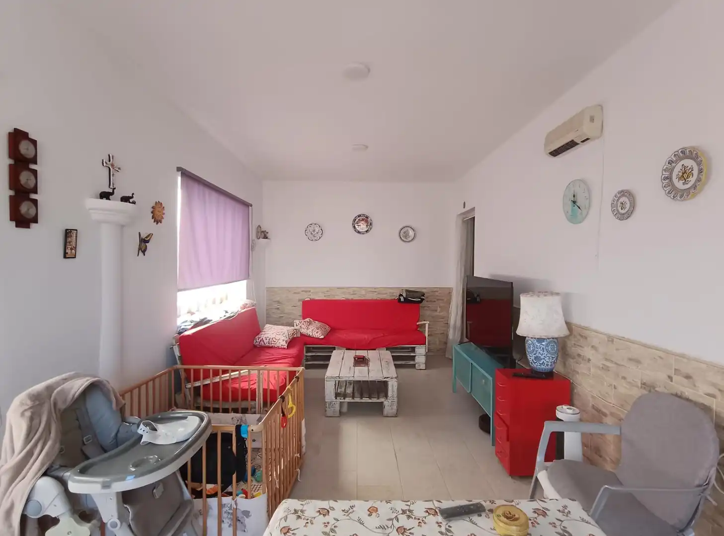 Sala de estar de Casa o chalet en venta en Chiclana de la Frontera con Jardín privado