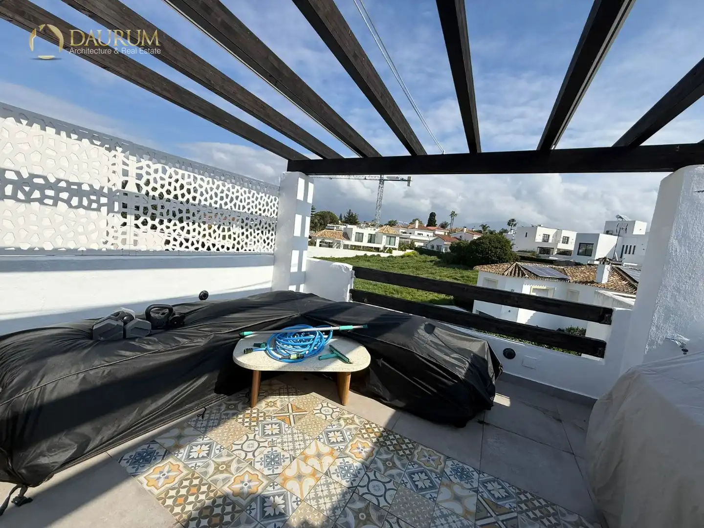 Terrassa de Casa adosada en venda en Marbella amb Aire condicionat, Calefacció i Parquet