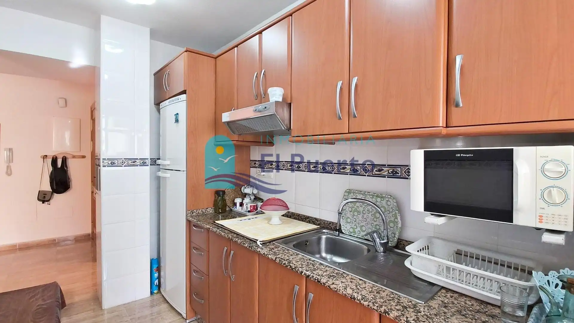 Cocina de Apartamento en venta en Mazarrón con Aire acondicionado, Calefacción y Terraza