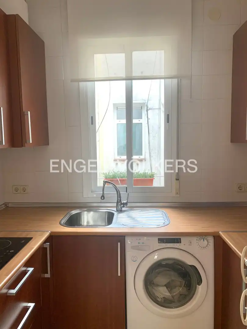 Küche von Wohnung zur Miete in Madrid mit Klimaanlage und Heizung