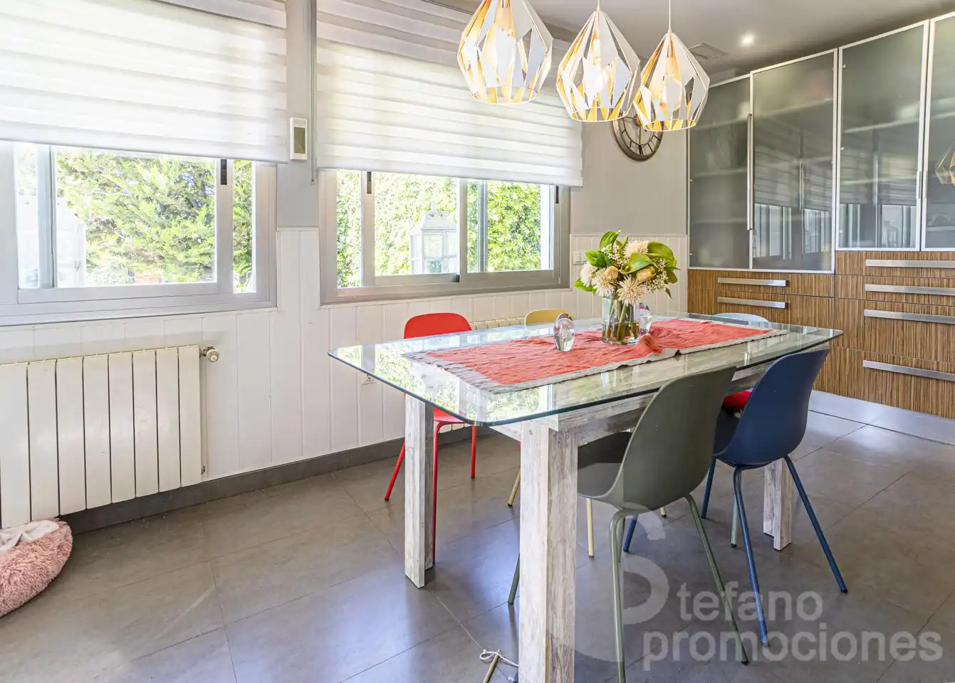 Comedor de Casa o chalet de alquiler en Málaga con Aire acondicionado, Calefacción y Jardín privado