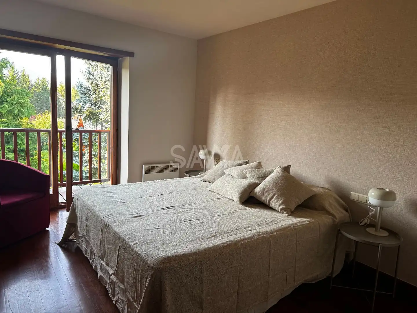Dormitori de Casa adosada de lloguer en Bolvir amb Calefacció, Parquet i Terrassa