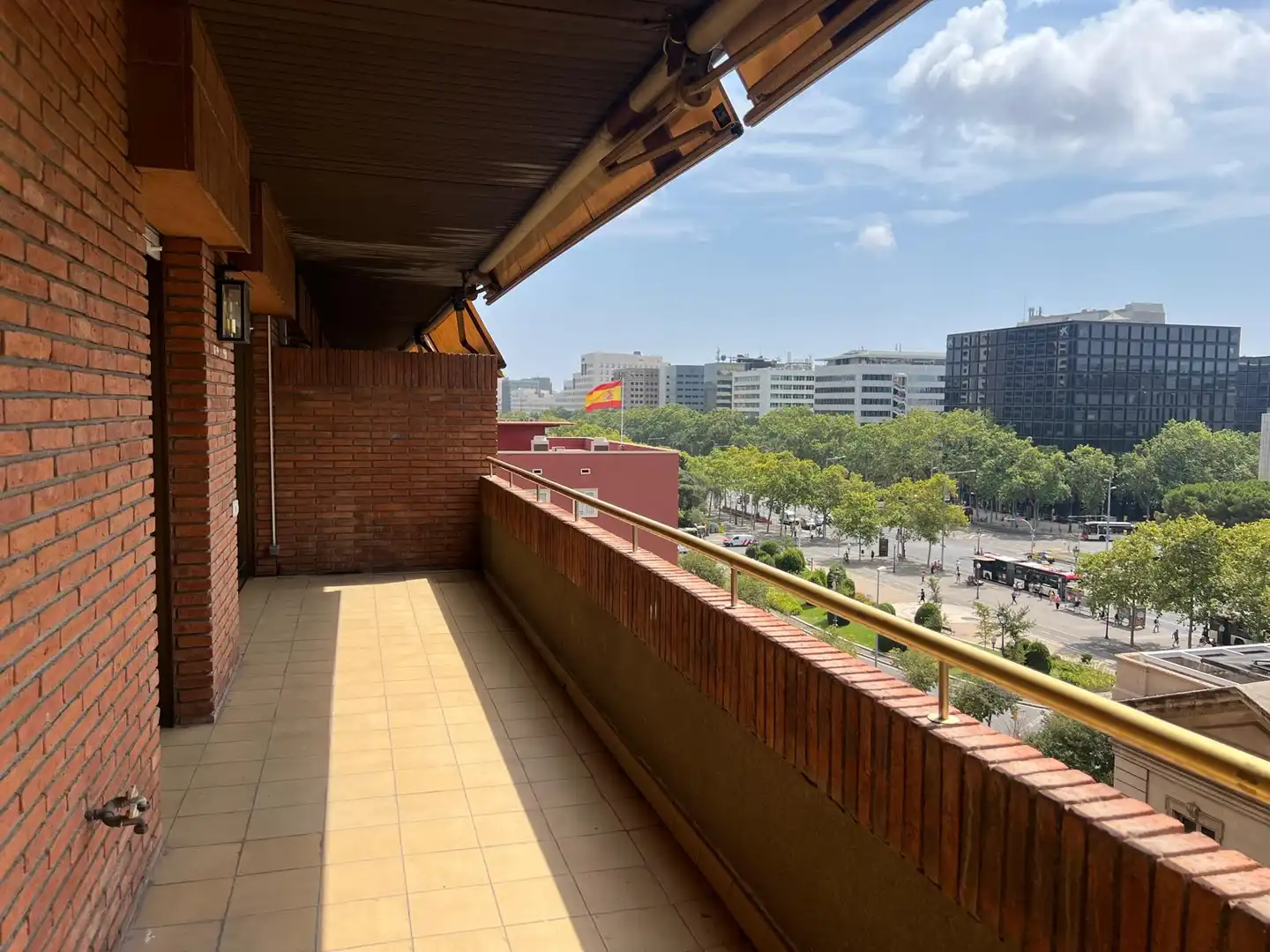 Terrace of Flat for rent in Barcelona  with Air Conditioner, Heating and Private garden