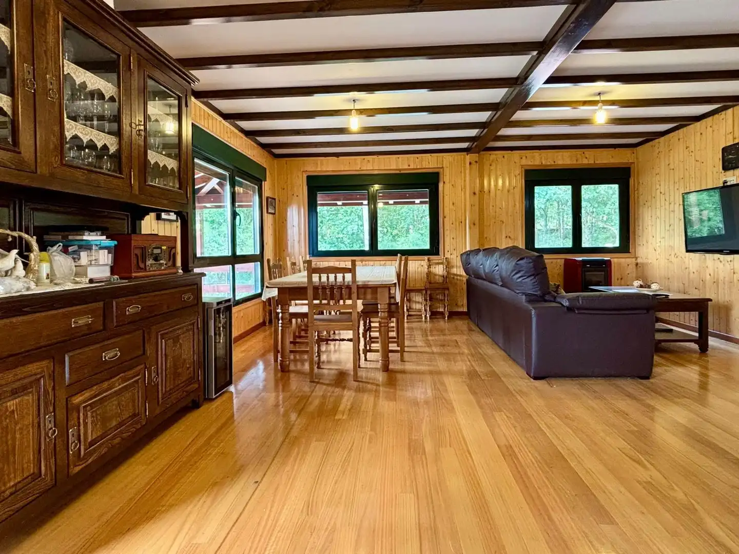 Living room of Houses for sale in Parada de Sil  with Heating, Private garden and Swimming Pool