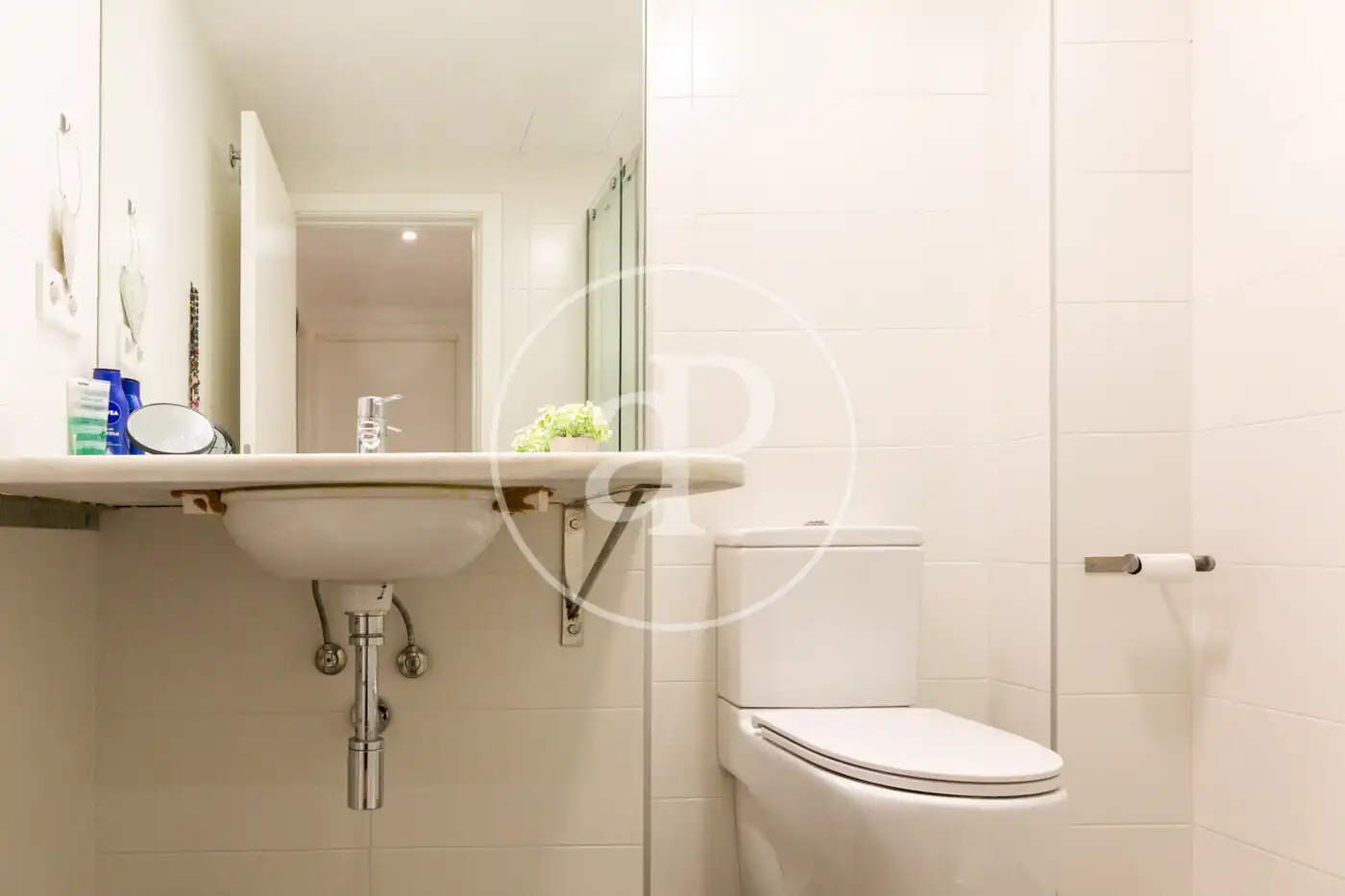 Badezimmer von Wohnung zur Miete in  Palma de Mallorca mit Klimaanlage, Terrasse und Möbliert