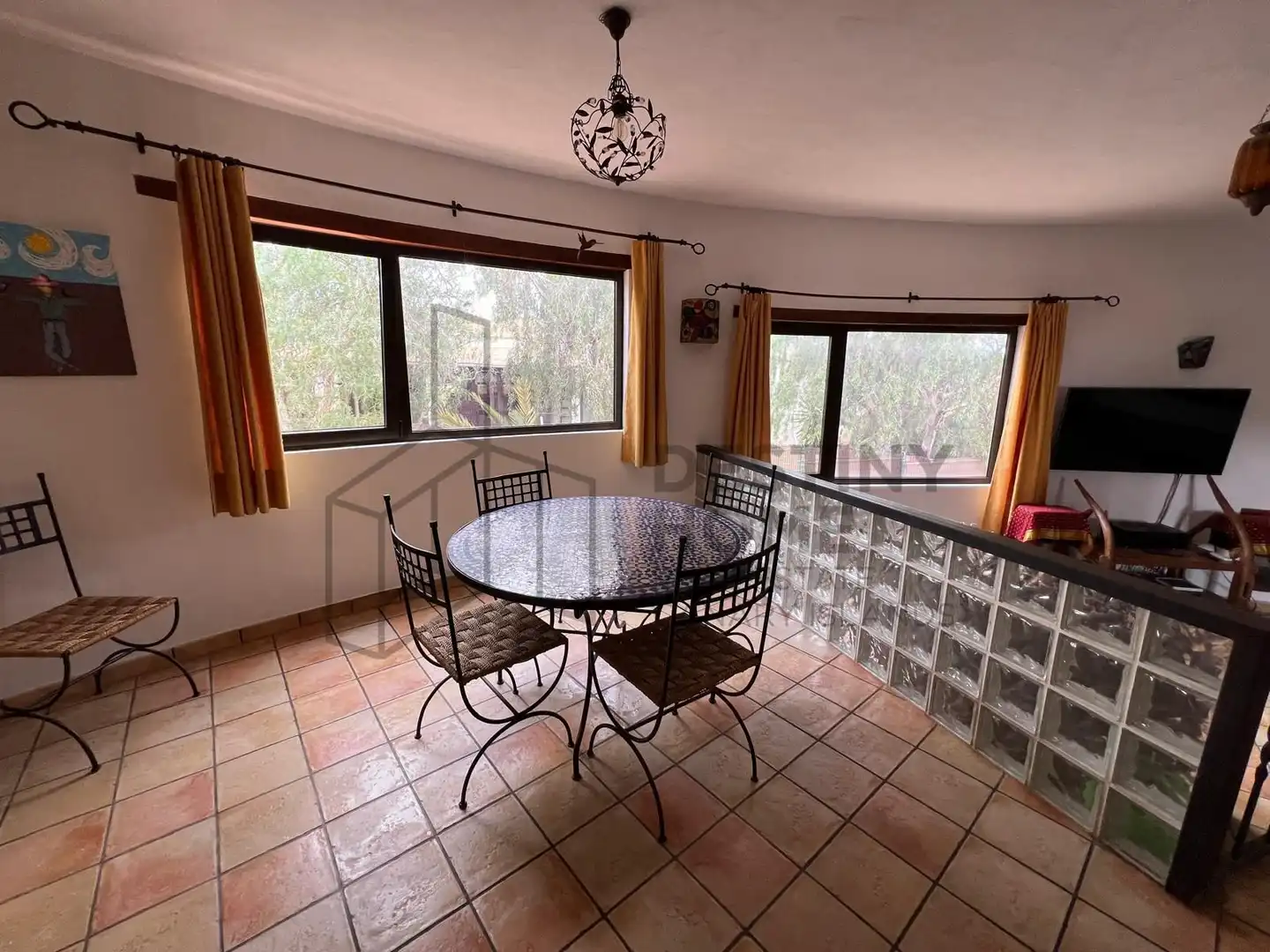 Dining room of Country homes for sale in La Oliva  with Air Conditioner, Private garden and Terrace