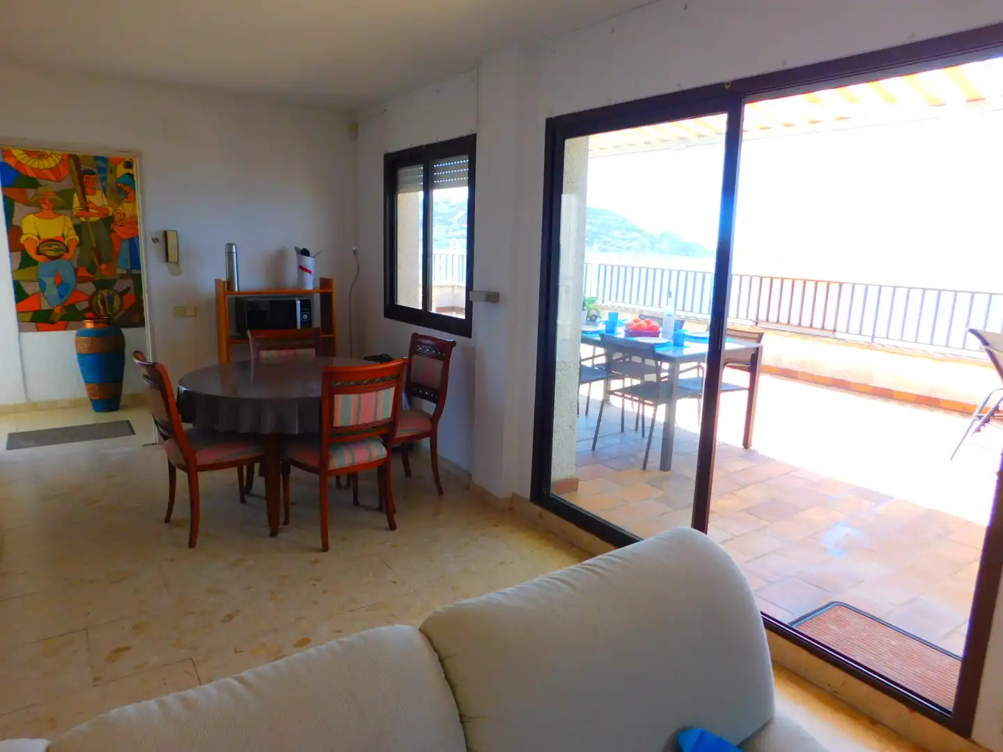 Dining room of Attic for sale in Roses  with Air Conditioner, Heating and Terrace
