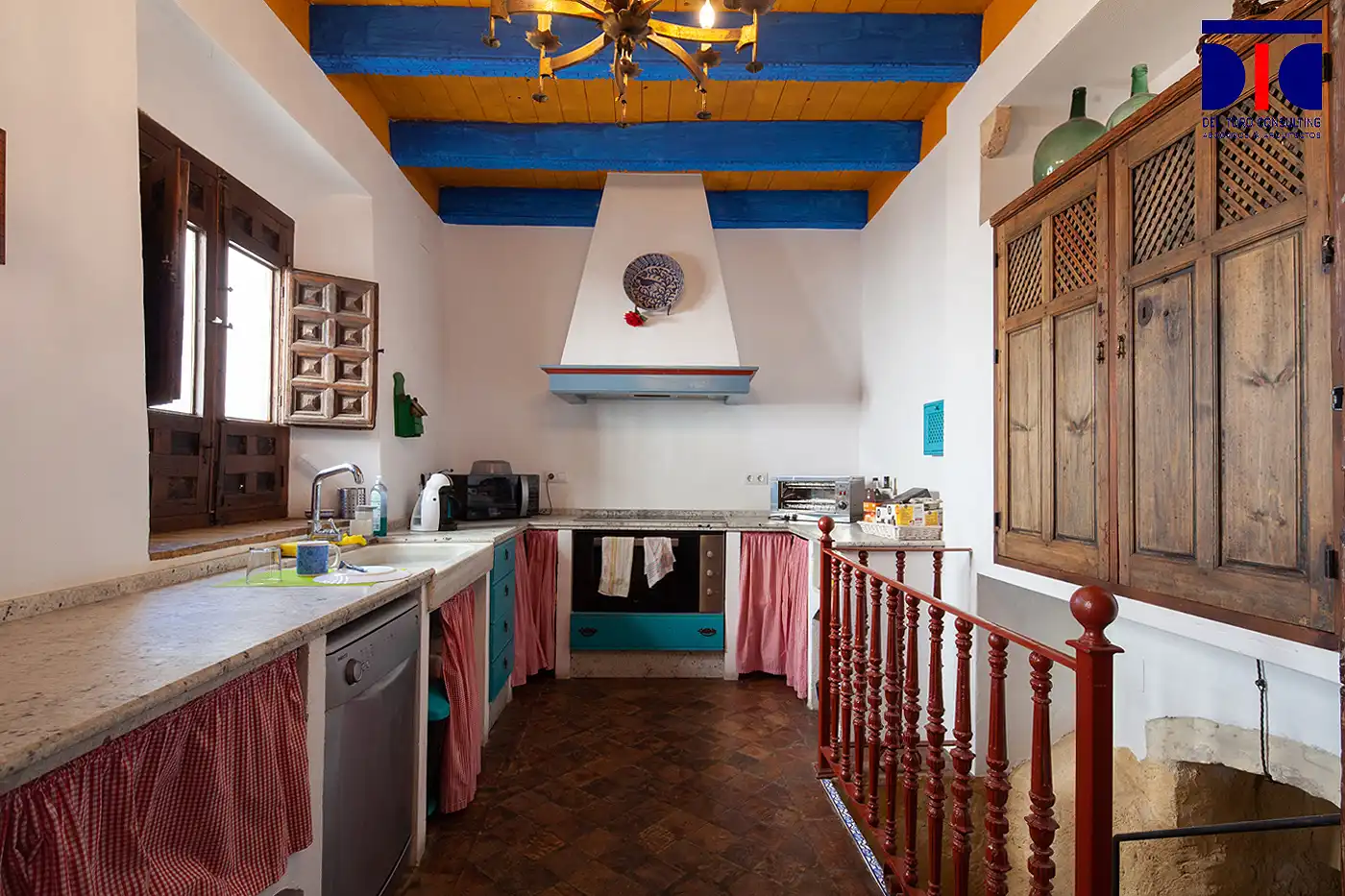 Cocina de Finca rústica en venta en Carmona con Aire acondicionado, Calefacción y Jardín privado