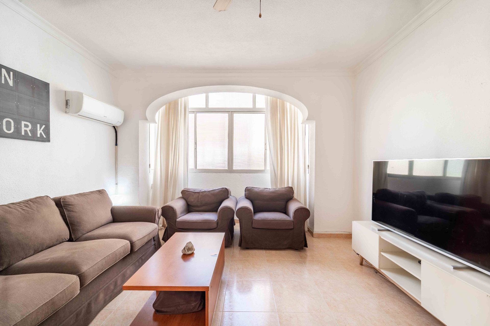 Living room of Flat for sale in Málaga Capital  with Air Conditioner