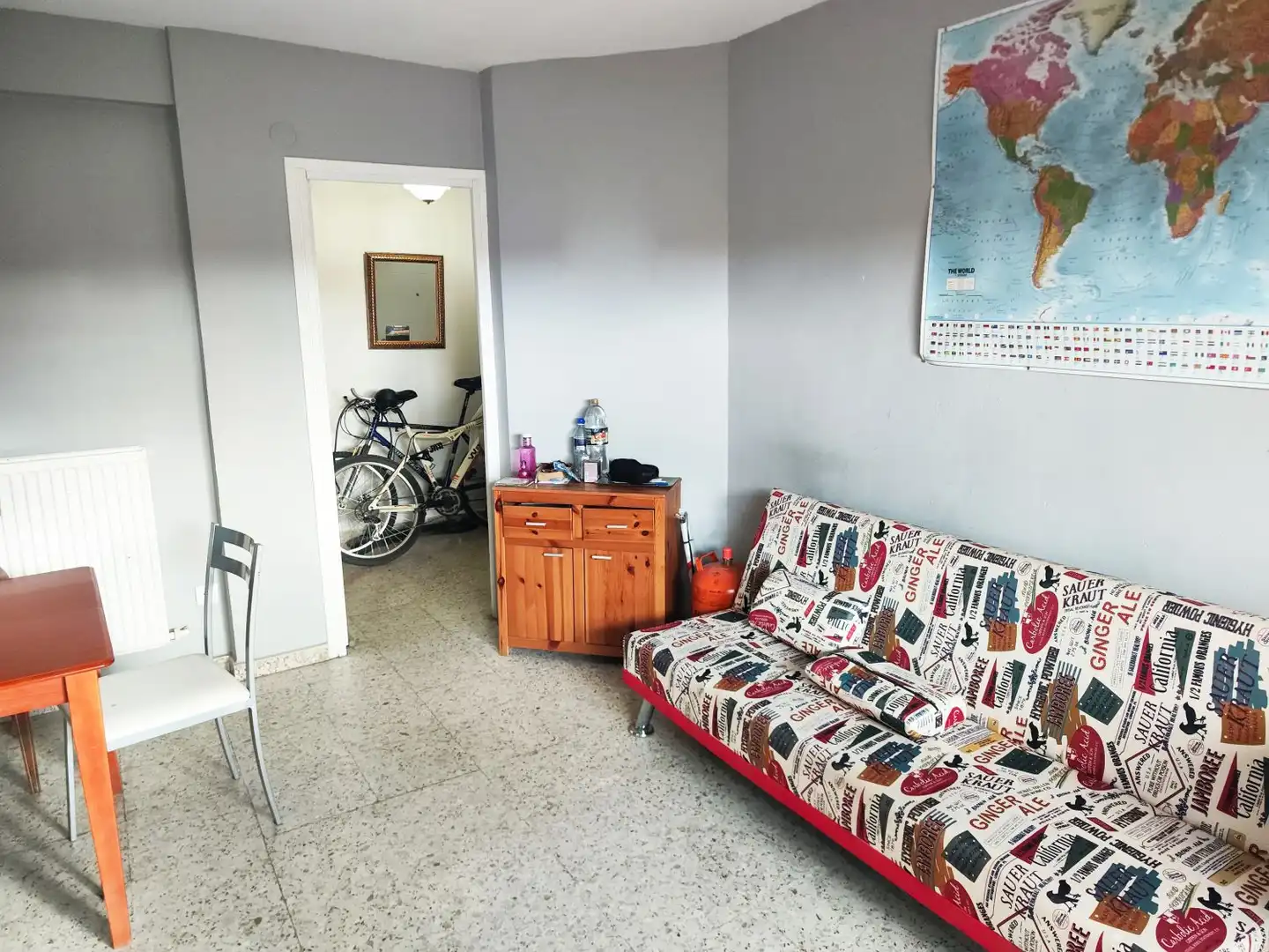 Sala d'estar de Pis en venda en Palencia amb Calefacció i Terrassa
