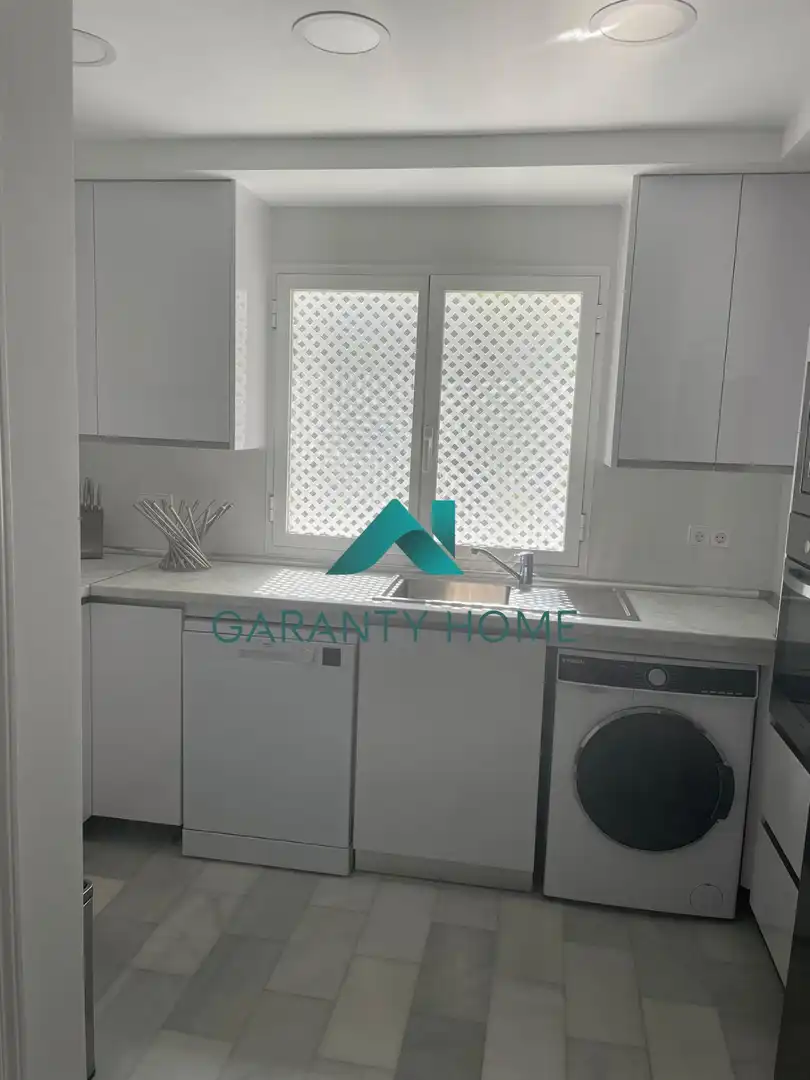 Kitchen of Flat for rent in Estepona  with Private garden, Terrace and Community pool