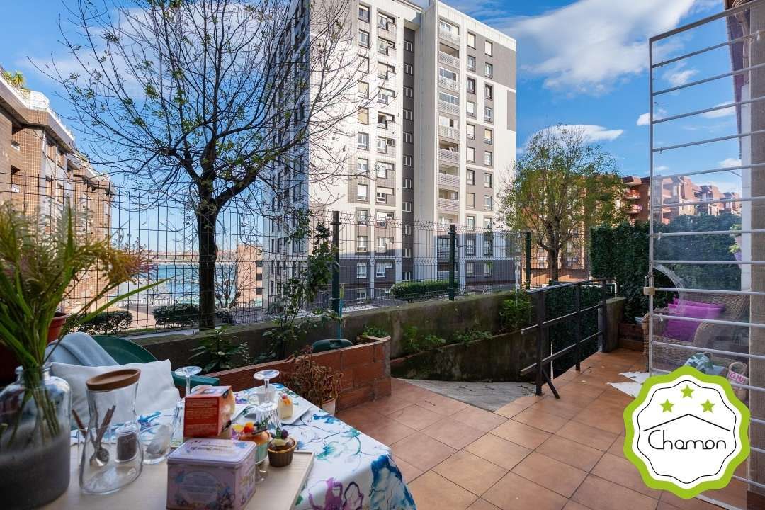 Terraza de Piso en venta en Santurtzi  con Jardín privado y Balcón