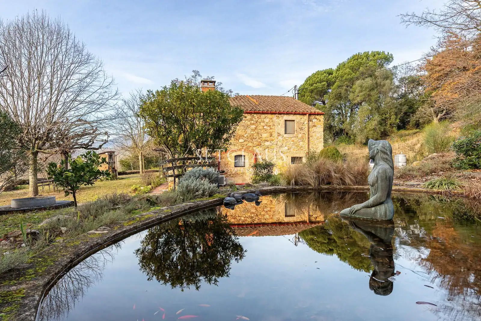 Jardí de Finca rústica en venda en Sant Feliu de Buixalleu amb Aire condicionat, Calefacció i Terrassa