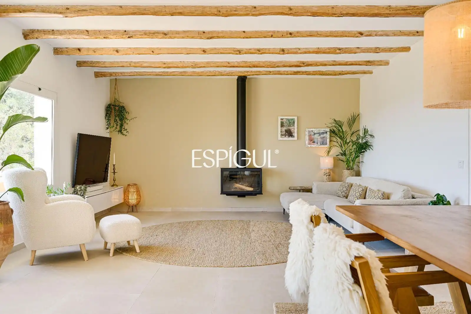 Sala d'estar de Casa o xalet en venda en Vall-llobrega amb Aire condicionat, Calefacció i Terrassa