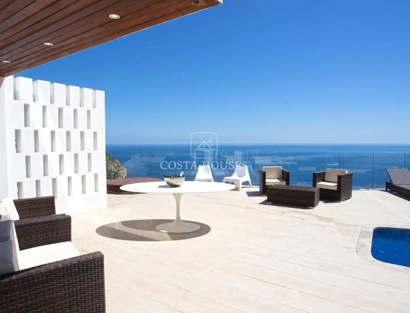 Terrace of Houses for sale in Jávea / Xàbia  with Air Conditioner, Private garden and Terrace