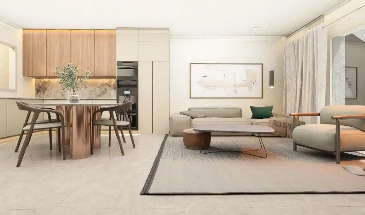 Sala de estar de Apartamento en venta en Pilar de la Horadada con Aire acondicionado, Calefacción y Jardín privado