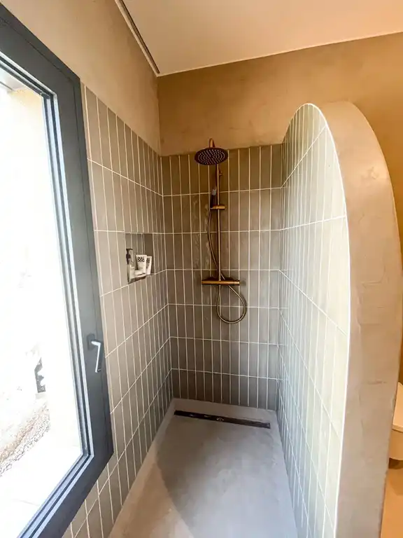 Baño de Casa o chalet de alquiler en Sant Martí de Llémena con Aire acondicionado, Jardín privado y Trastero