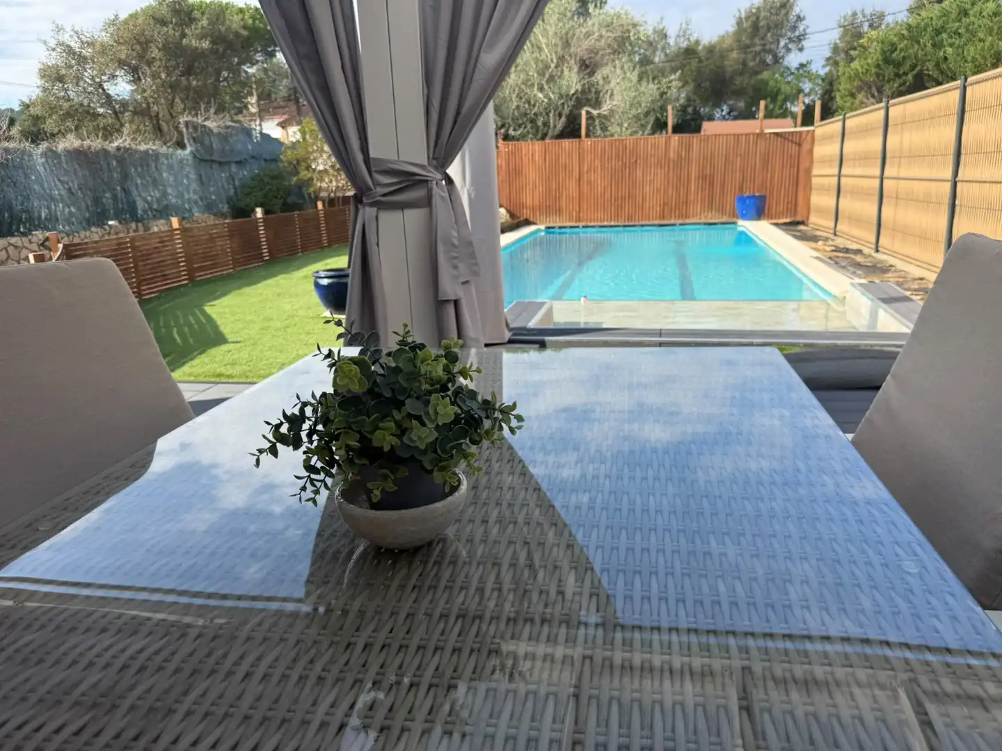 Piscina de Casa o chalet en venta en Caldes de Malavella con Calefacción, Jardín privado y Terraza