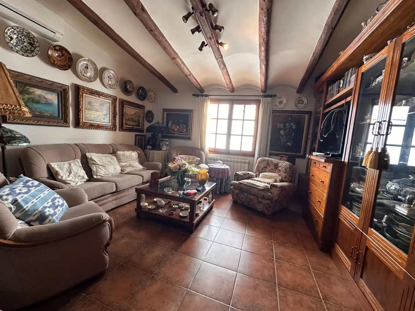 Living room of Houses for sale in Perafort  with Air Conditioner, Heating and Terrace