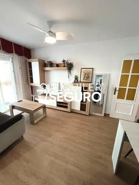 Wohnzimmer von Wohnung zur Miete in Leganés mit Heizung, Terrasse und Möbliert