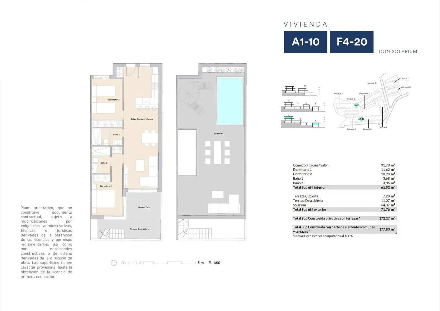 Àtic en venda en L'Alfàs del Pi amb Aire condicionat, Terrassa i Piscina comunitària