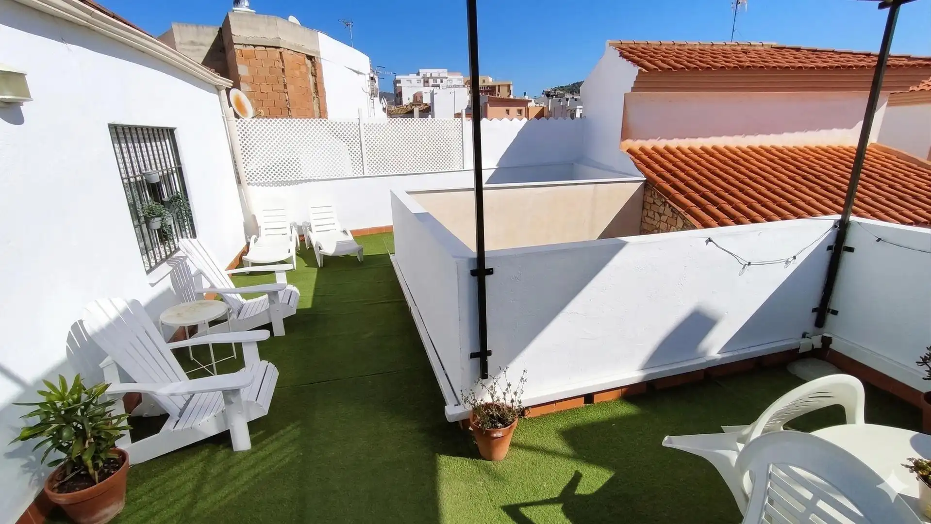 Terrace of Attic for rent in Málaga  with Air Conditioner, Heating and Terrace
