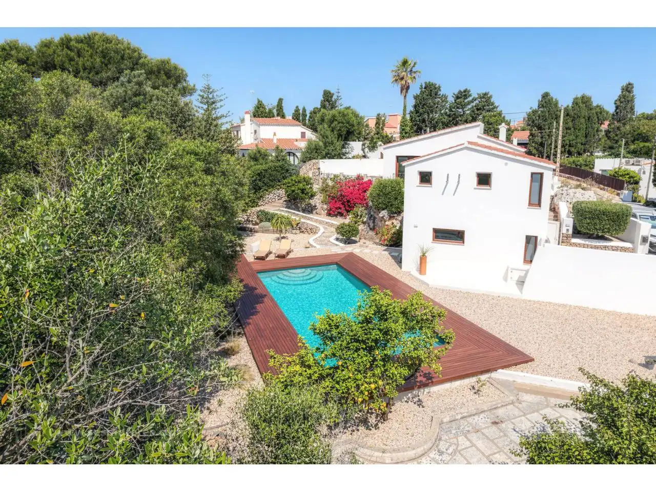 Piscina de Casa o chalet en venta en Es Castell con Calefacción, Jardín privado y Terraza