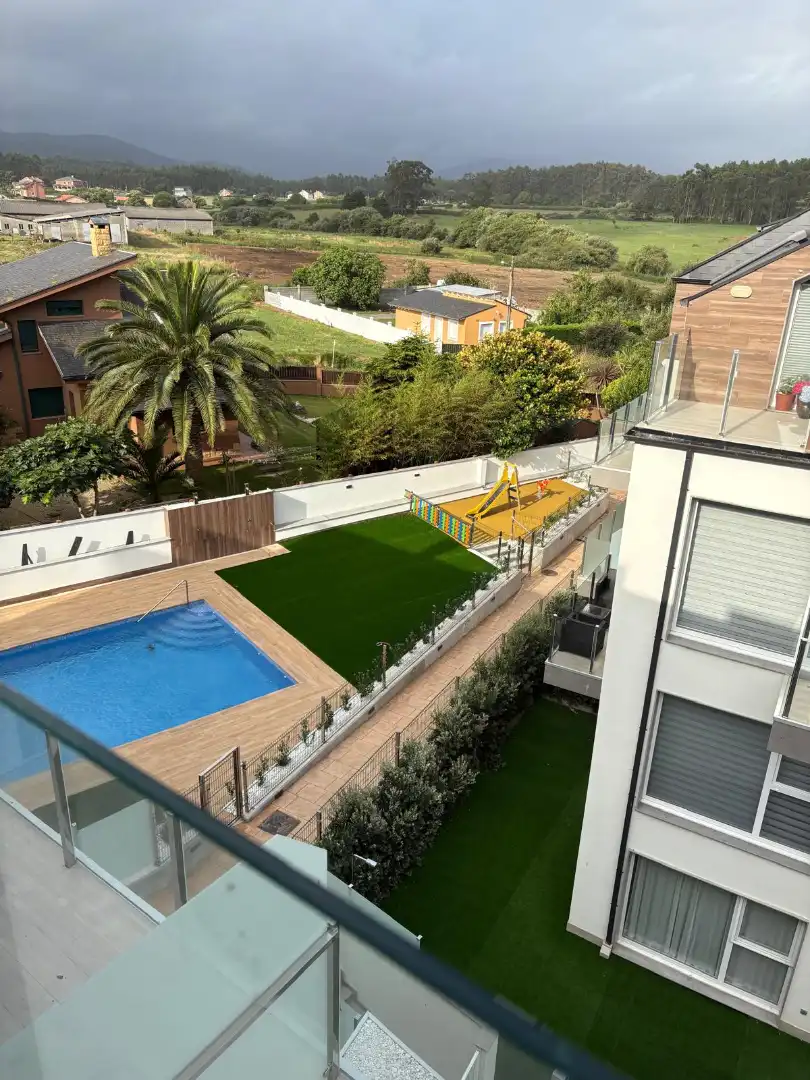 Swimming pool of Flat for sale in Barreiros  with Heating, Terrace and Storage room