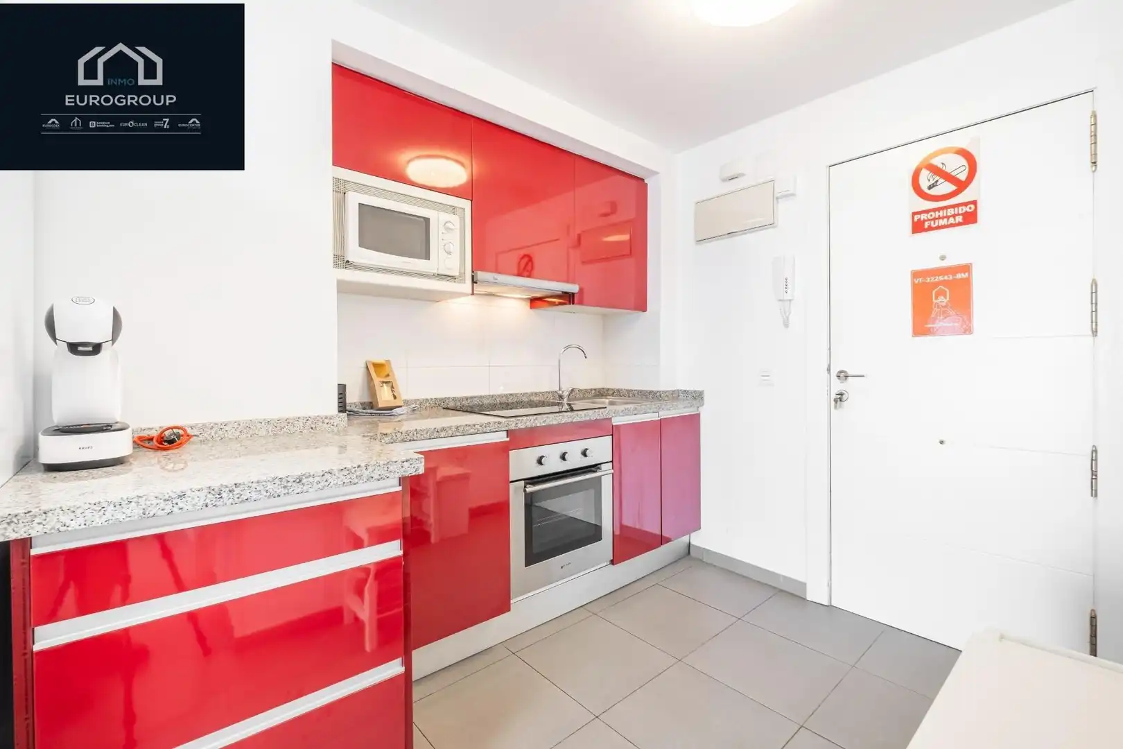 Kitchen of Apartments for rent in Benidorm  with Air Conditioner, Heating and Private garden