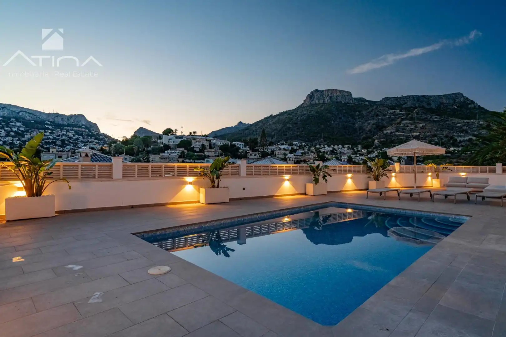 Terrassa de Casa o xalet en venda en Calpe / Calp amb Aire condicionat, Calefacció i Jardí privat