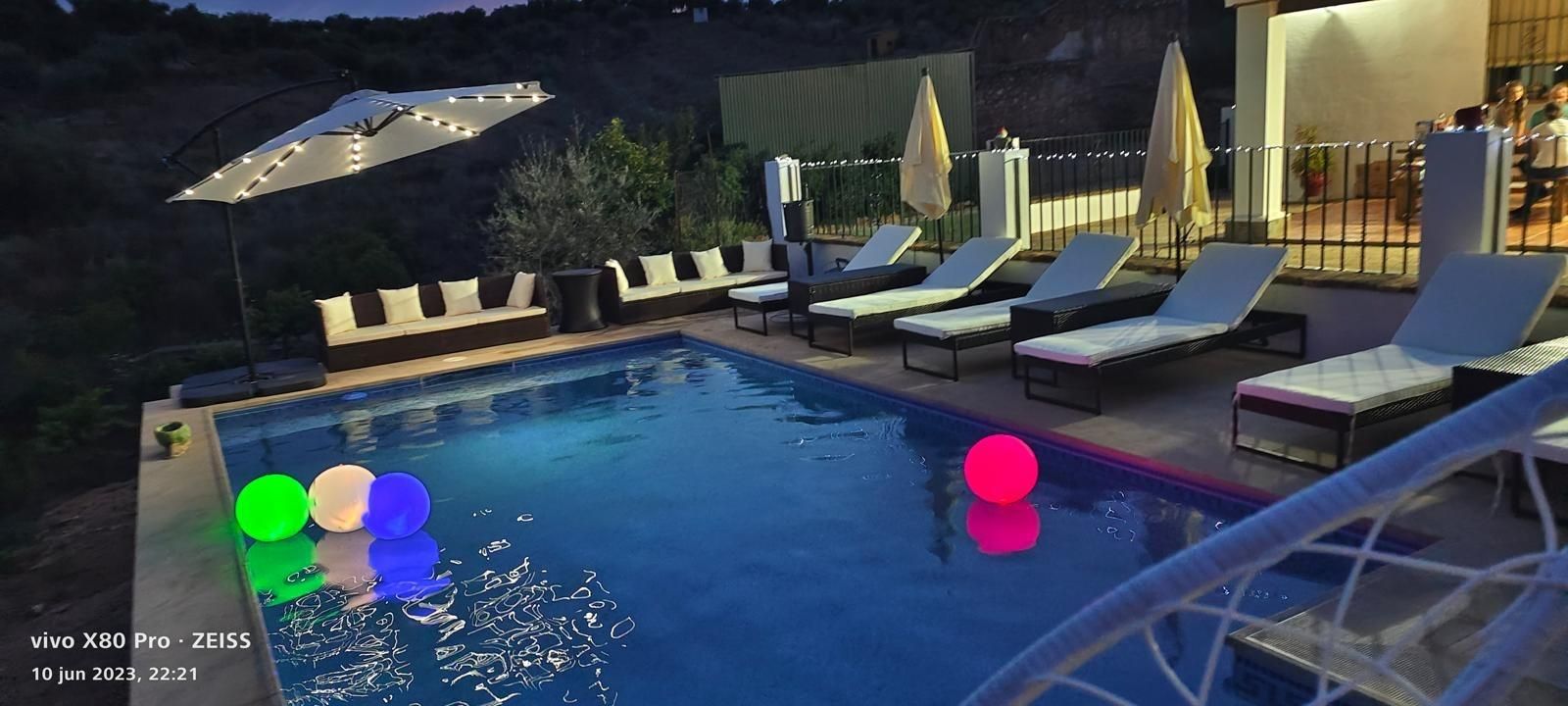 Swimming pool of Country house for sale in Hornachuelos  with Air Conditioner, Heating and Private garden