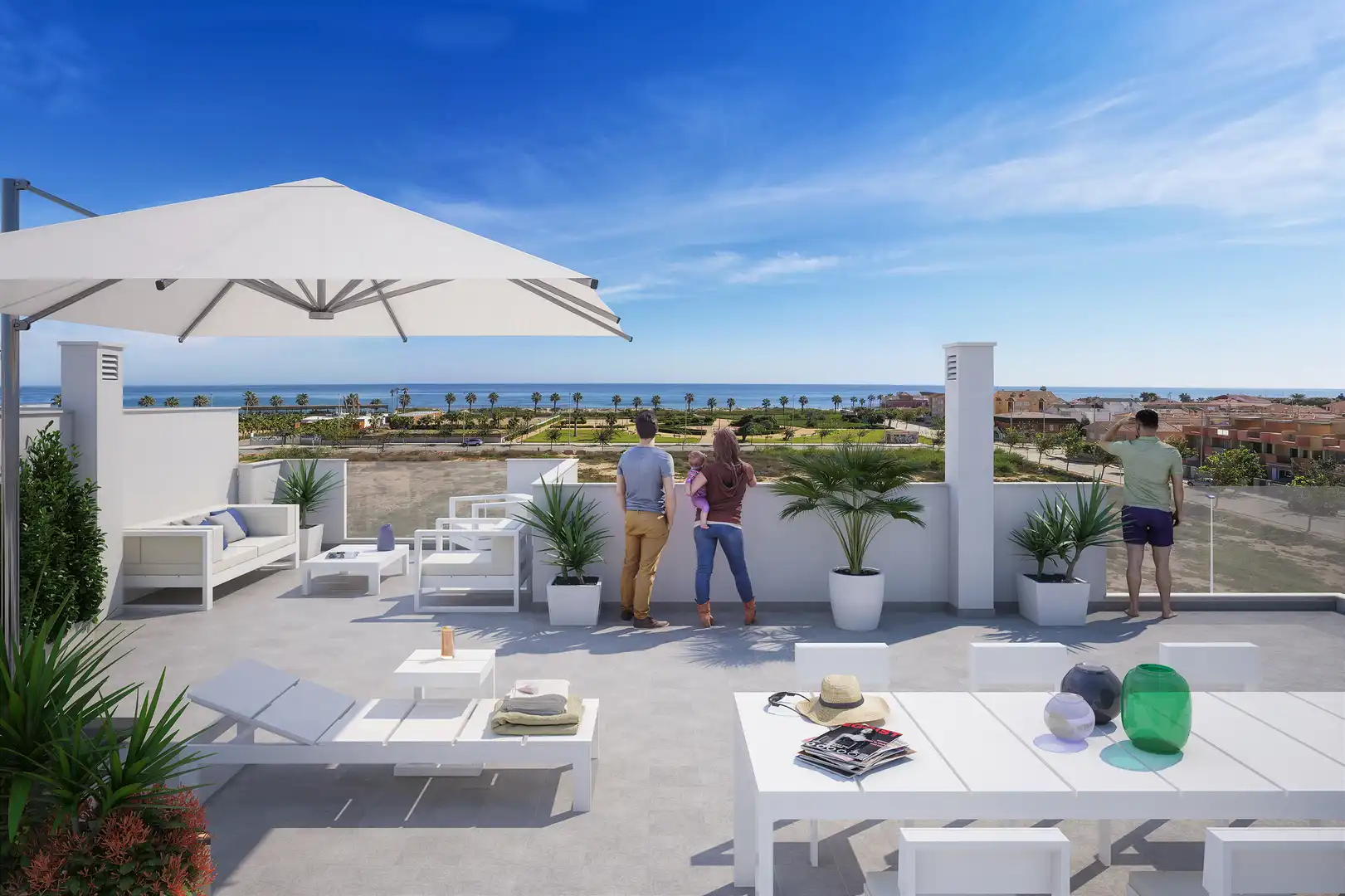 Maison mitoyenne avec piscine à vendre à Calle Lila