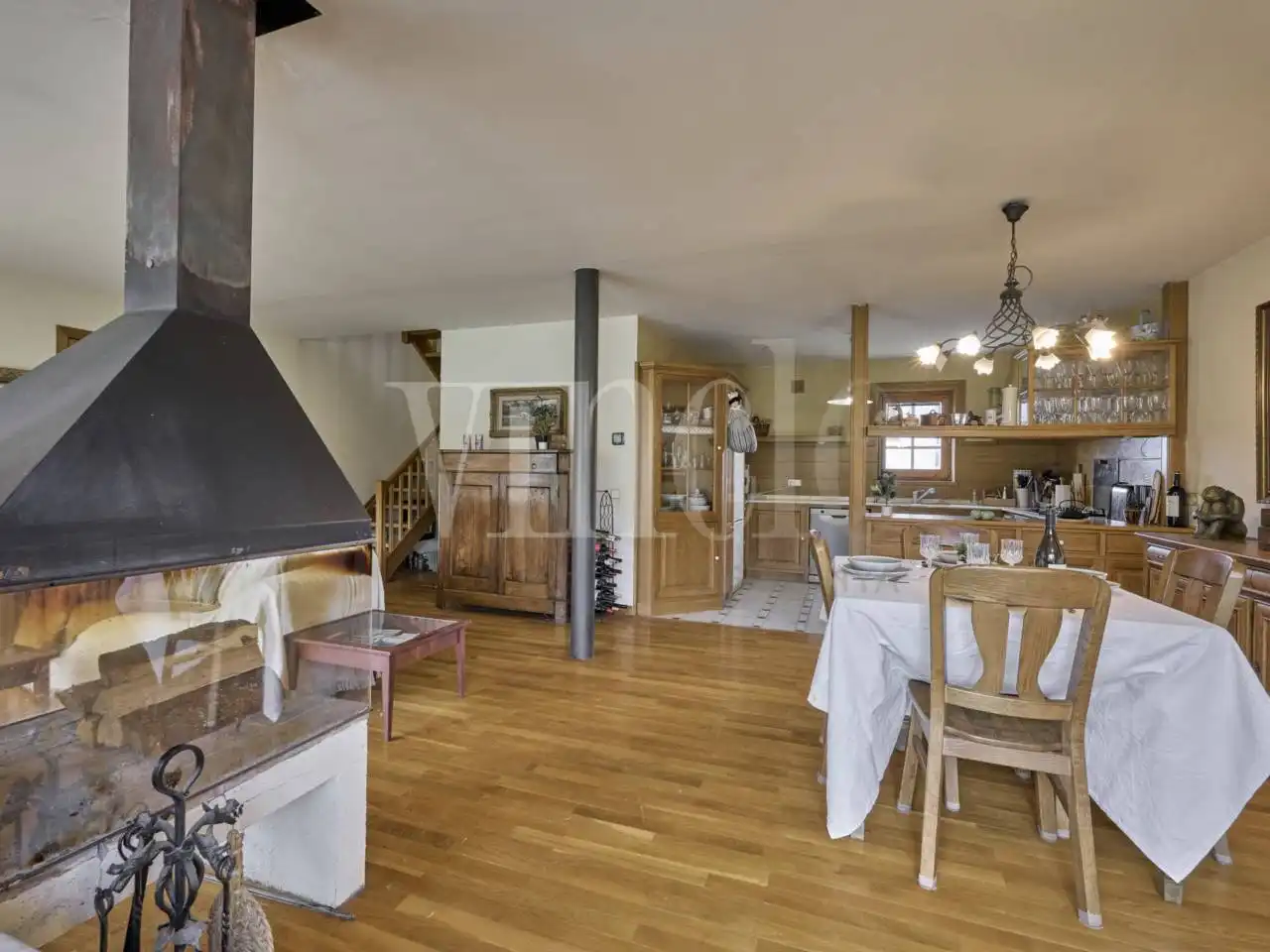Kitchen of Detached homes for sale in Puigcerdà  with Heating, Parquet flooring and Terrace