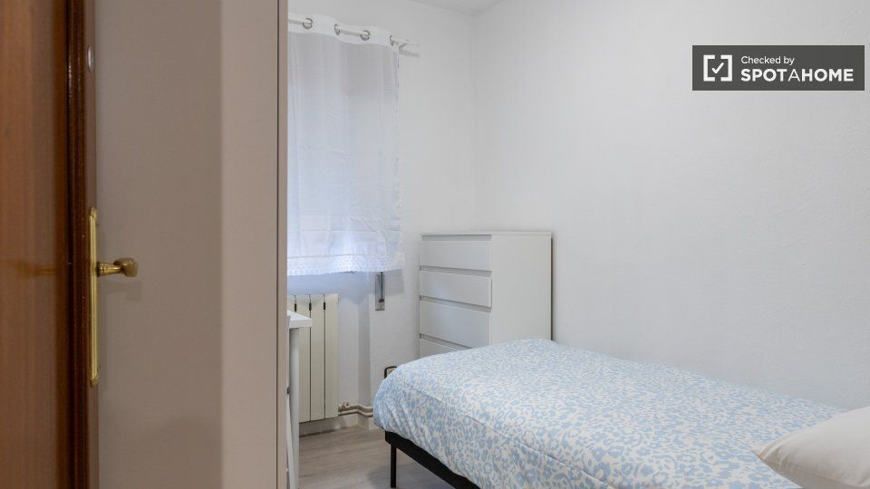 Bedroom of Flat to rent in  Madrid Capital  with Air Conditioner, Heating and Furnished