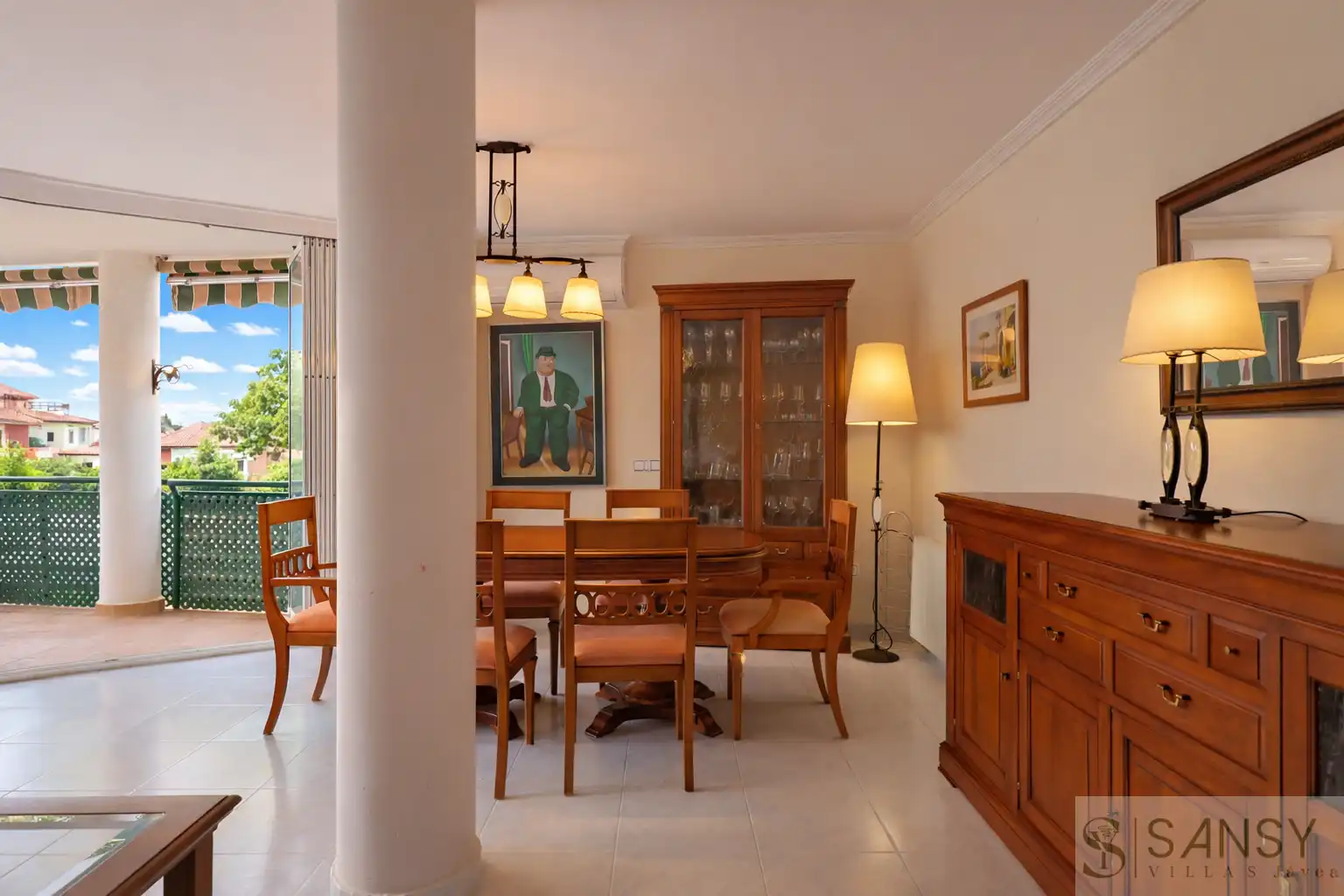 Menjador de Apartament en venda en Jávea / Xàbia amb Aire condicionat, Calefacció i Piscina comunitària