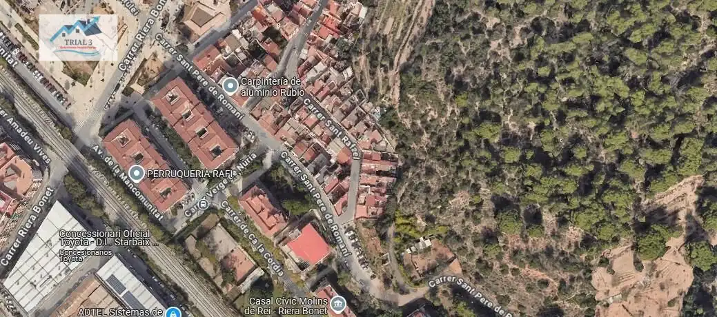 Vista exterior de Casa o xalet en venda en Molins de Rei amb Terrassa