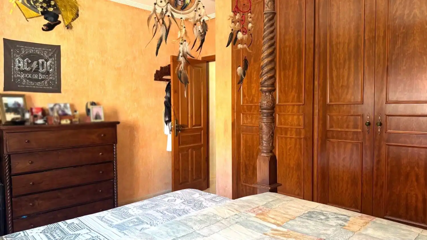 Bedroom of Houses for sale in Orihuela  with Air Conditioner, Private garden and Storage room