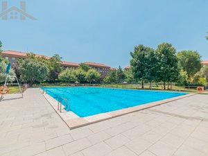 Swimming pool of Planta baja for sale in Colmenar Viejo  with Heating, Parquet flooring and Terrace