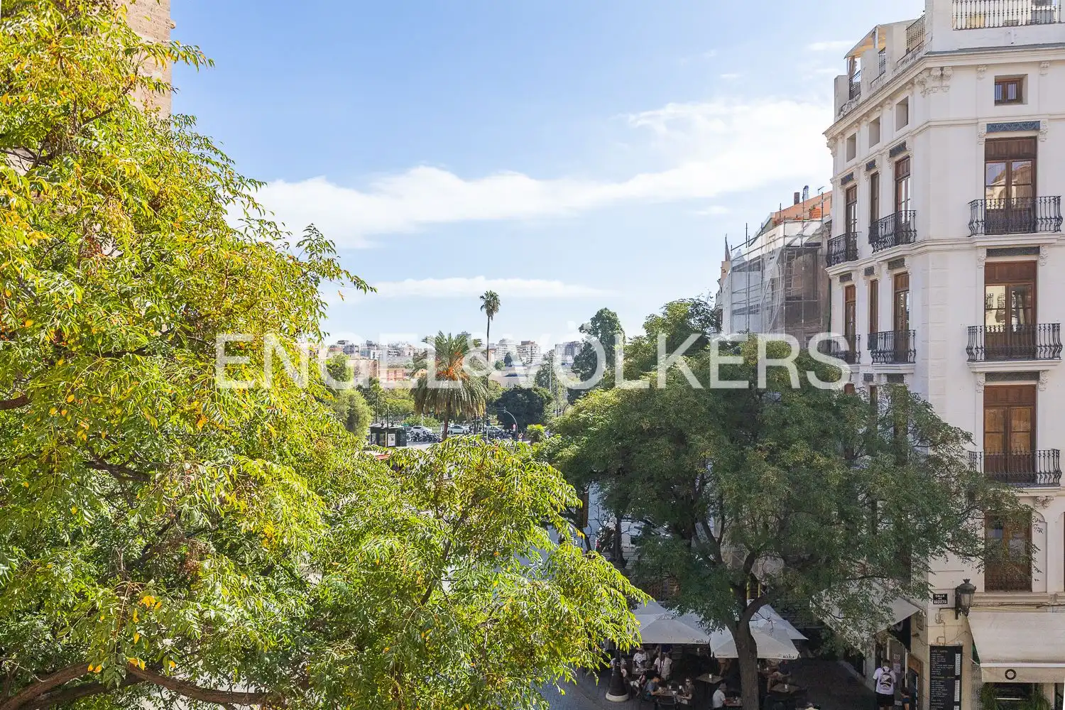Vista exterior de Piso de alquiler en Valencia con Aire acondicionado, Calefacción y Parquet