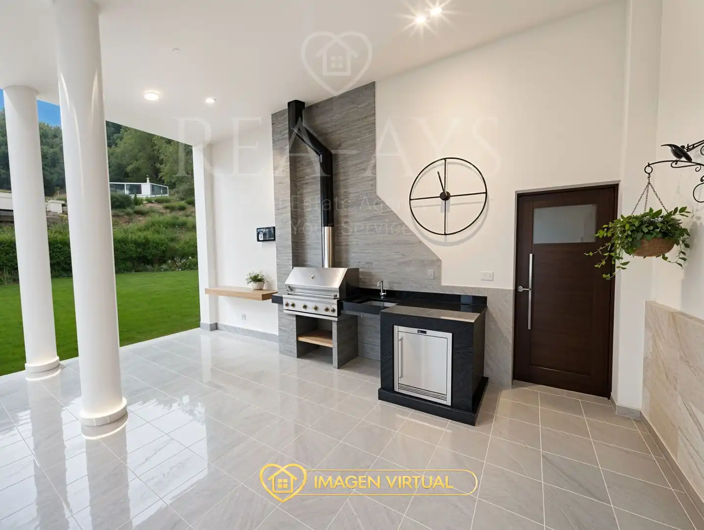 Terraza de Casa o chalet en venta en Vallirana con Aire acondicionado, Calefacción y Jardín privado
